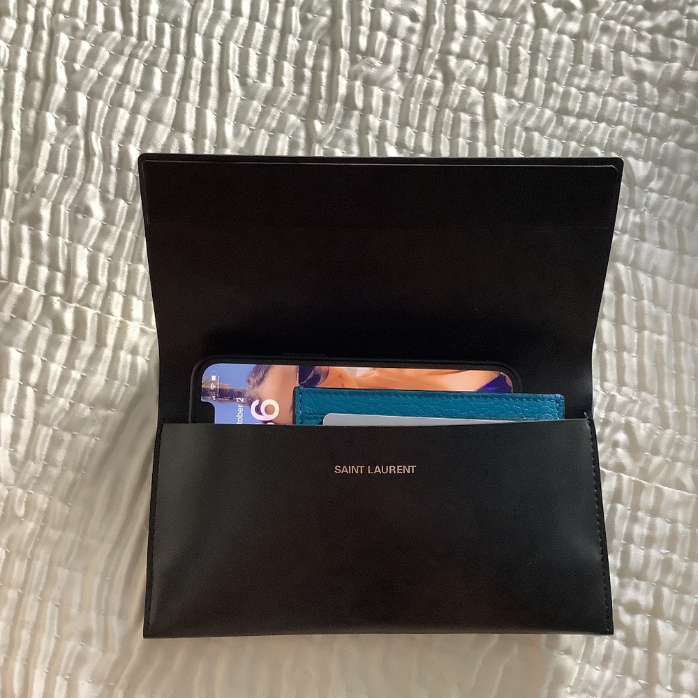 Authentic saint Laurent glass case/ document holder - Picture 1 of 3
